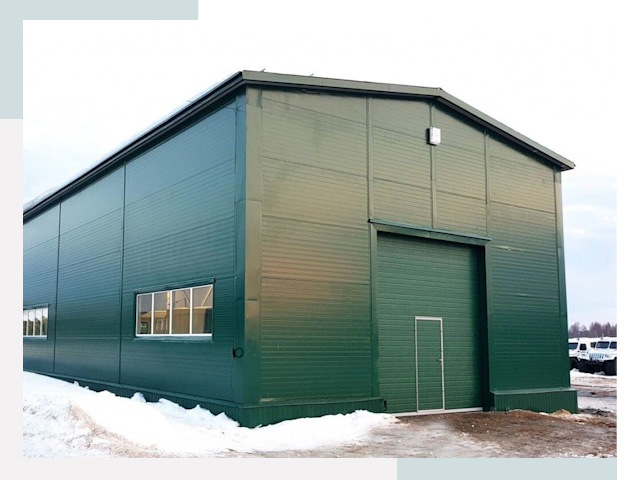 Двускатные ангары в Иванове