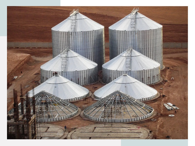 Строительство зерновых силосов в Иванове