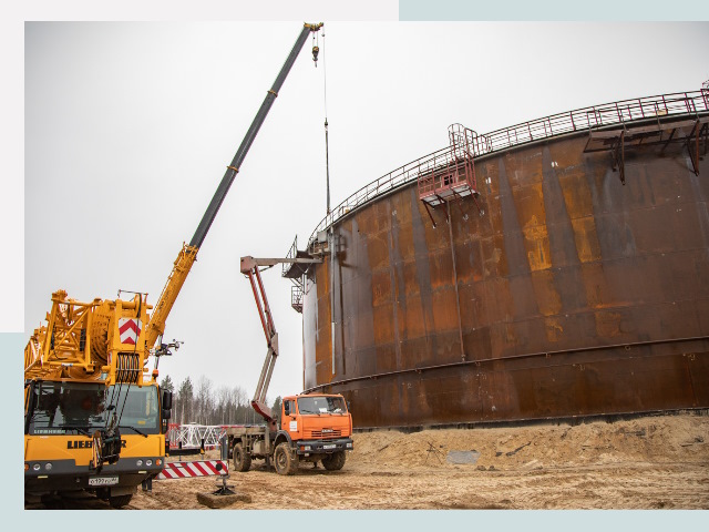 Монтаж резервуаров в Иванове от 620 руб. за м³