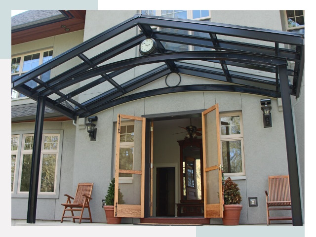 Козырьки металлические в Иванове