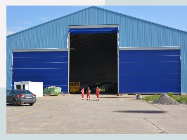 Ангарные ворота в Иваново от СтальСтрой-Внв по цене 620 руб.