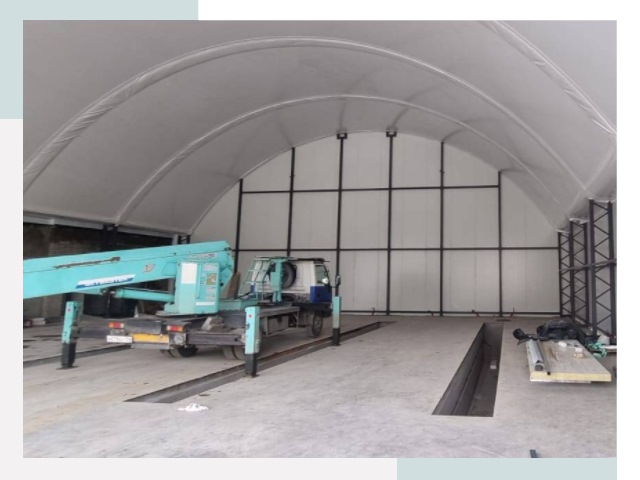 Внутреннее оснащение ангаров в Иванове