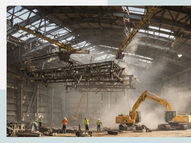 Демонтаж ангаров в Иванове от 620 руб. за м²