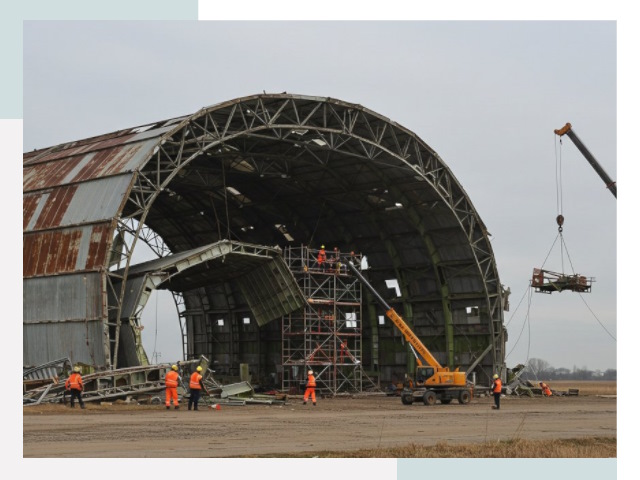 Демонтаж ангаров в Иванове