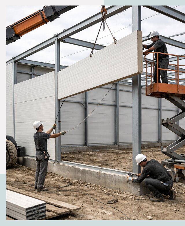 Строительство складов из сэндвич панелей в Иванове под ключ