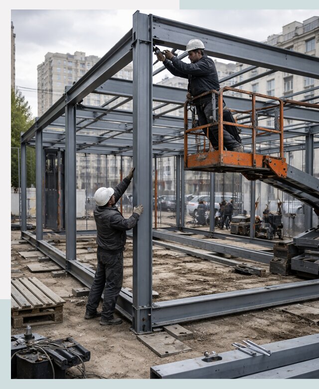 Строительство и монтаж торговых павильонов под ключ в Иванове