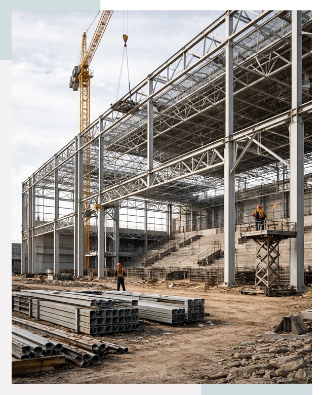 Строительство спортивных комплексов в Иванове от 30996 р. | СтальСтрой-Внв