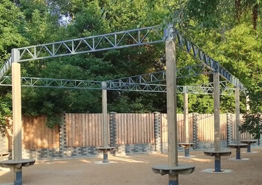 Терраса из металлоконструкций под ключ, проектирование, изготовление и монтаж от СтальСтрой-Внв